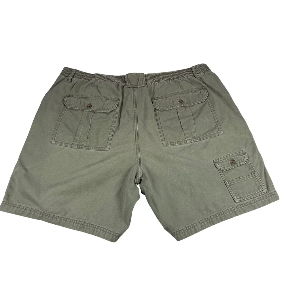 RedHead Cargo Shorts Olive Green Cotton Canvas Utility Gorpcore Outdoor Mens 44